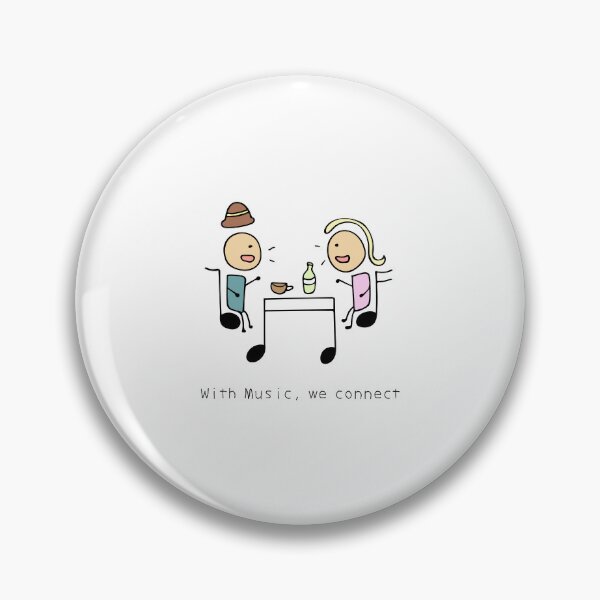 Item preview, With Music, we connect designed and sold by wordspotrayal.