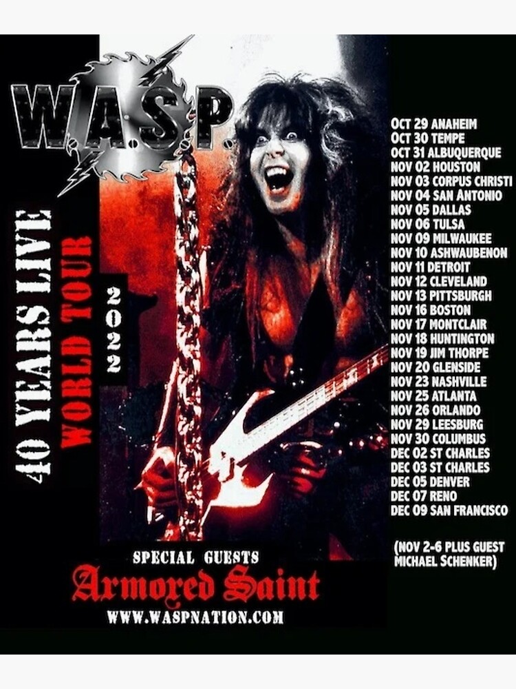 Wasp 2025 Tour