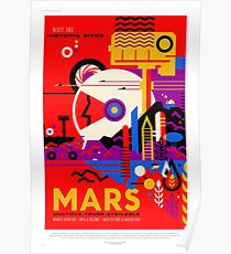 Mars - NASA/JPL Travel Poster Poster