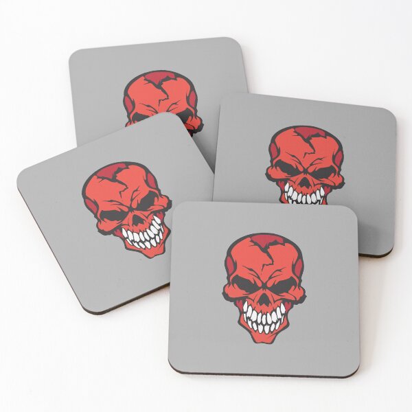 Item preview, Halloween Red Skull designed and sold by PodiShawna.