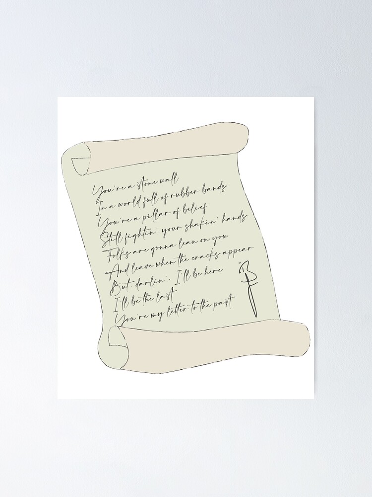 "Letter to the Past Brandi Carlile" Poster for Sale by FinsUp1391