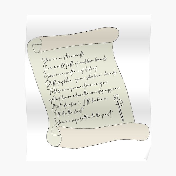 "Letter to the Past Brandi Carlile" Poster for Sale by FinsUp1391