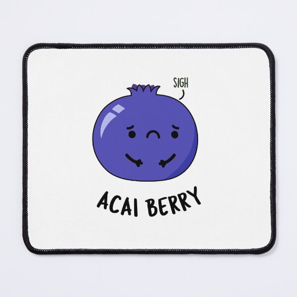 Item preview, Acai Berry Funny Fruit Puns designed and sold by punnybone.