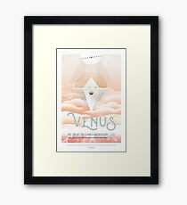 Venus - NASA/JPL Travel Poster Framed Print