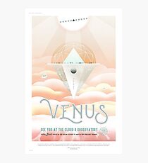 Venus - NASA/JPL Travel Poster Photographic Print
