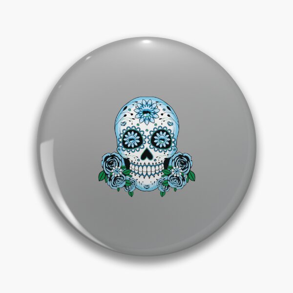 Item preview, Halloween White Floral Skull  designed and sold by PodiShawna.