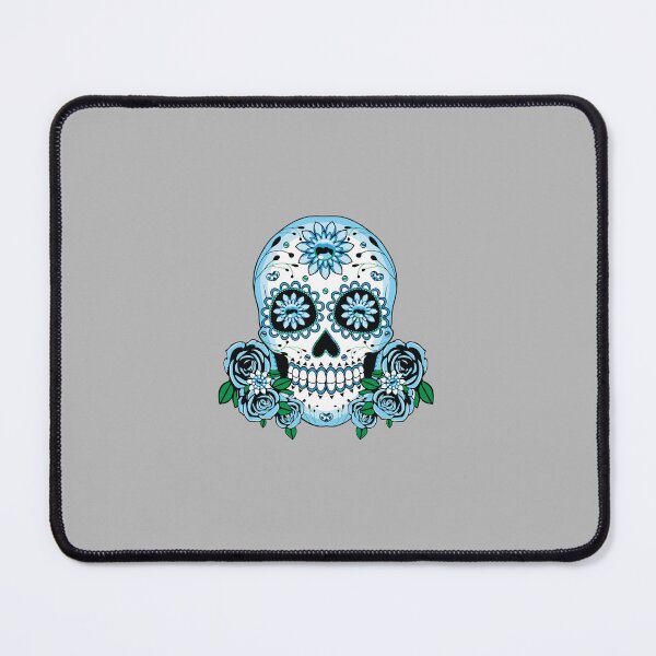 Item preview, Halloween White Floral Skull  designed and sold by PodiShawna.