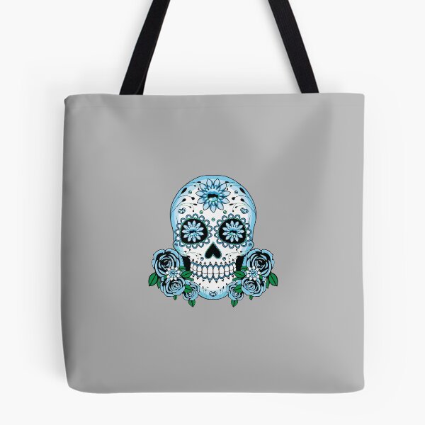 Item preview, Halloween White Floral Skull  designed and sold by PodiShawna.