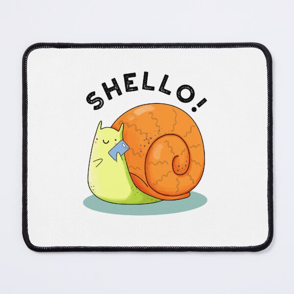 Item preview, Shello Funny Snail Puns designed and sold by punnybone.