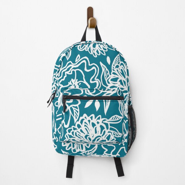 Item preview, Floral Blue and White Flower line design designed and sold by WildCanyon.