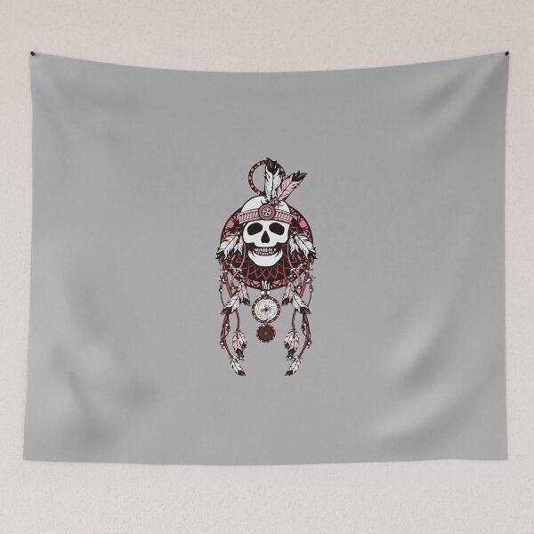 Item preview, Halloween Skull Dream Catcher designed and sold by PodiShawna.