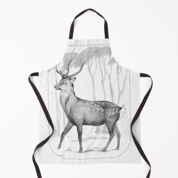 Item preview, Sika Stag On Alert designed and sold by Patricia Howitt.