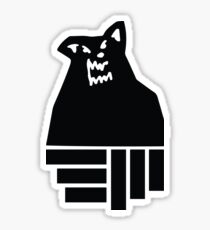 Russ Diemon Wolf Sticker