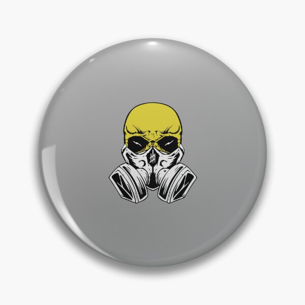Item preview, Halloween Yellow Skull Gas Mask  designed and sold by PodiShawna.