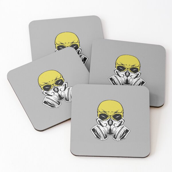 Item preview, Halloween Yellow Skull Gas Mask  designed and sold by PodiShawna.