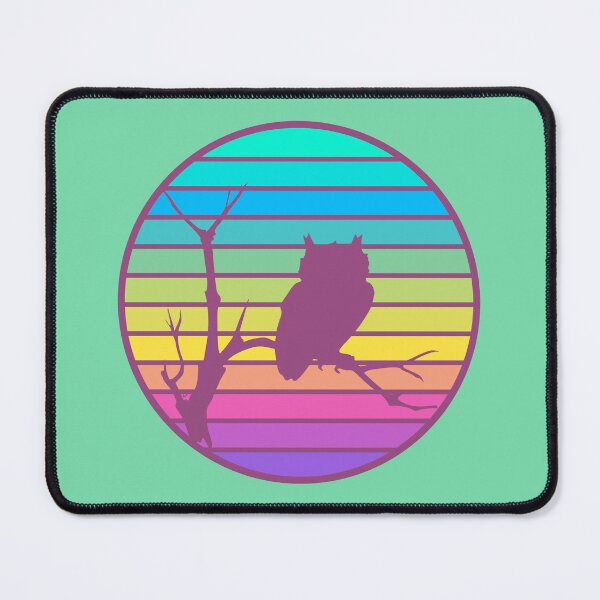 Item preview, Rainbow Sherbet Owl designed and sold by toadsforall.