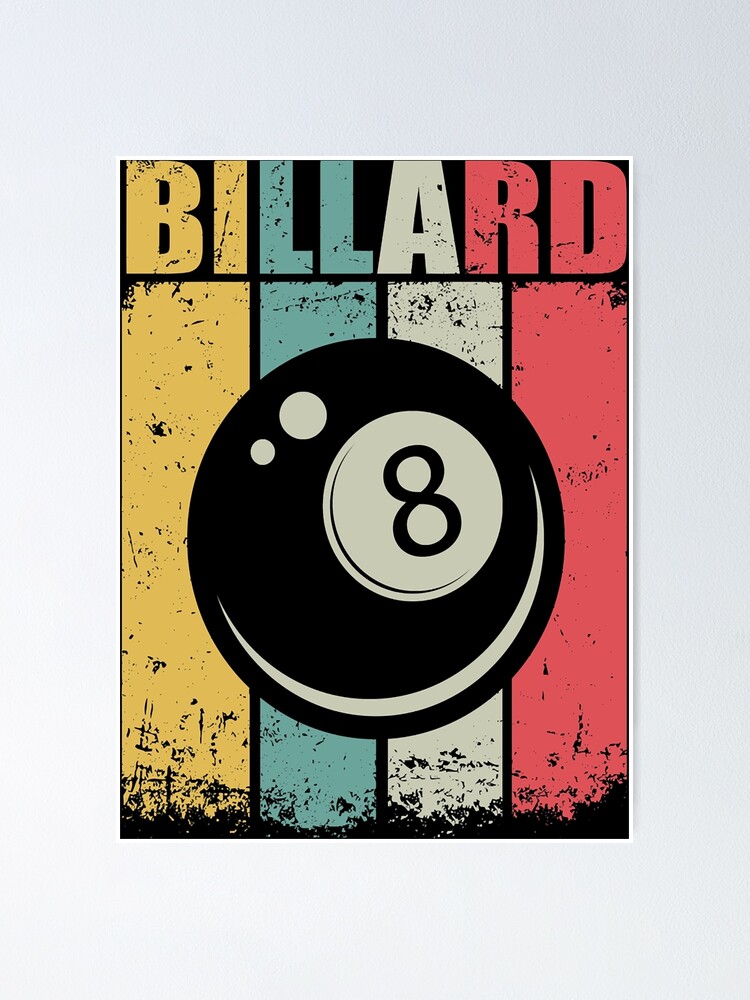 Rules of 8 Ball Pool Eight Ball Billiards Pool Table Room Decor Billiards  Decor Pool Art Billiards Art Game Room Decor Pool Table Accessories Chart