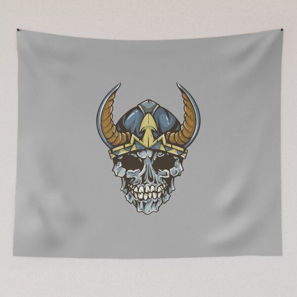 Item preview, Halloween Horn Skull Viking  designed and sold by PodiShawna.