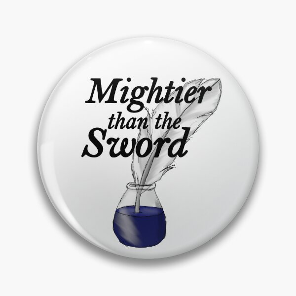 Item preview, Mightier than the Sword designed and sold by an-open-book.