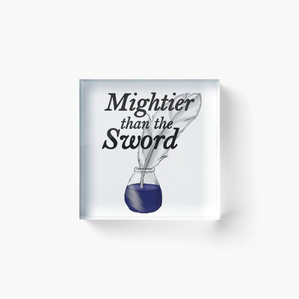 Item preview, Mightier than the Sword designed and sold by an-open-book.