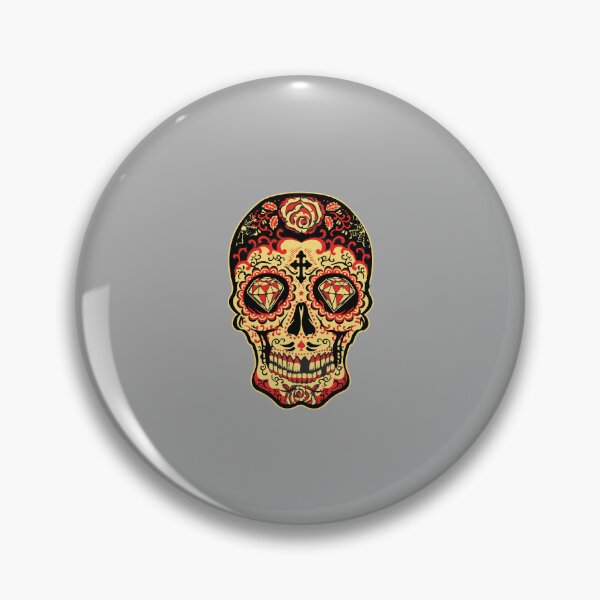 Item preview, Halloween Floral Decorated Skull  designed and sold by PodiShawna.