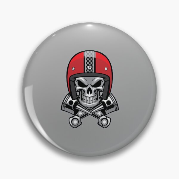Item preview, Halloween Biker Helmet Skull  designed and sold by PodiShawna.