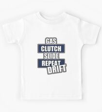 Gas clutch slide drift Kids Tee