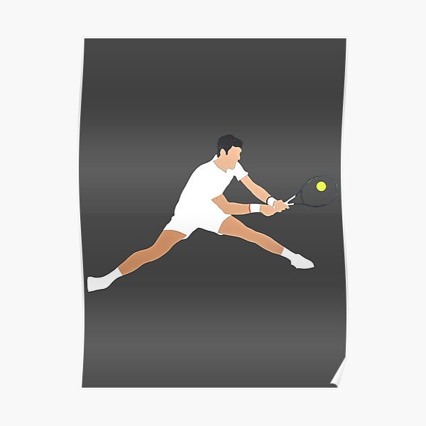 "Novak Djokovic Wimbledon Cartoon" Poster for Sale by SkylarFeil