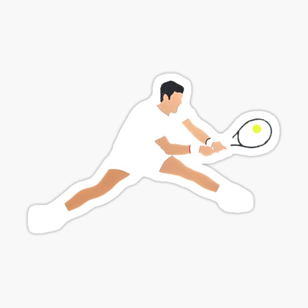 "Novak Djokovic Wimbledon Cartoon" Sticker for Sale by SkylarFeil