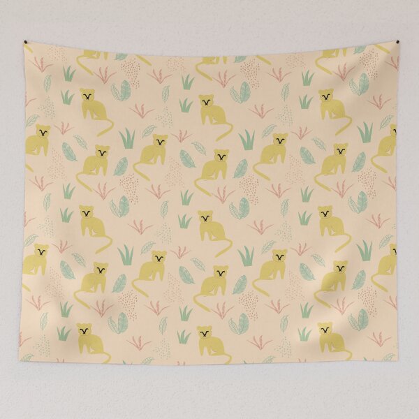 Item preview, Botanical Lion Seamless Pattern | Watercolor designed and sold by introvy.