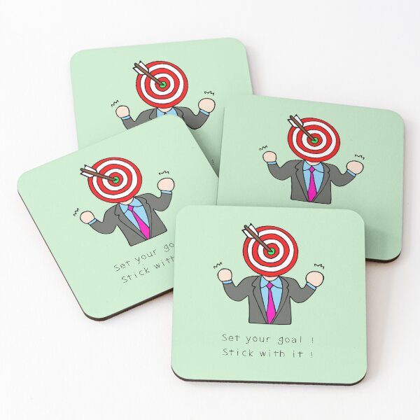 Item preview, Set your goal ! Stick with it ! designed and sold by wordspotrayal.