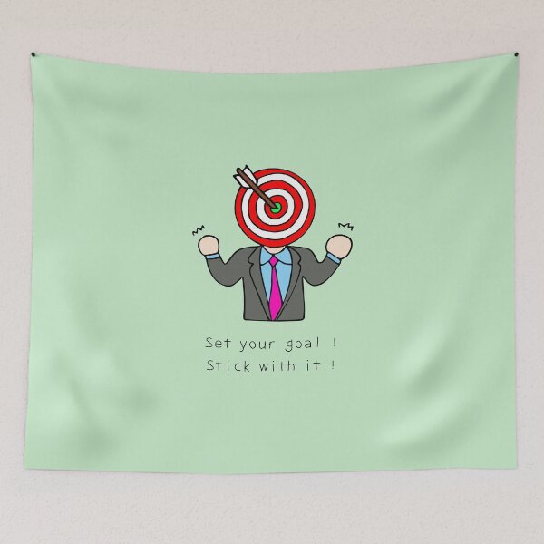 Item preview, Set your goal ! Stick with it ! designed and sold by wordspotrayal.