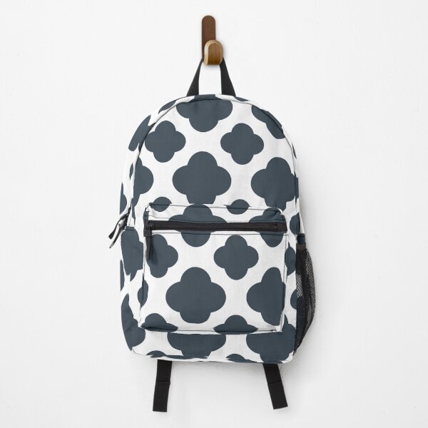Item preview, Charcoal and White Quatrefoil Pattern designed and sold by KarinaI.