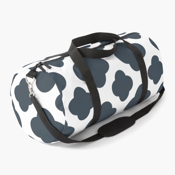 Item preview, Charcoal and White Quatrefoil Pattern designed and sold by KarinaI.