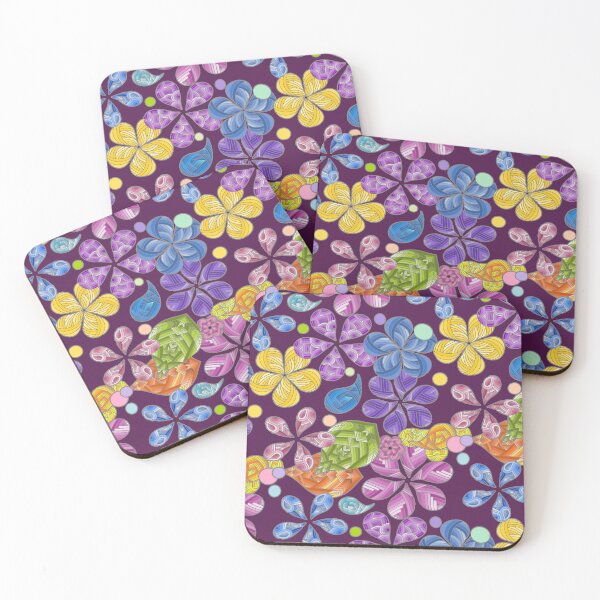 Item preview, Colorful Happy Hippie Flower Power Retro Design designed and sold by Alondra.