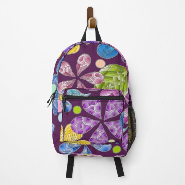 Item preview, Colorful Happy Hippie Flower Power Retro Design designed and sold by Alondra.
