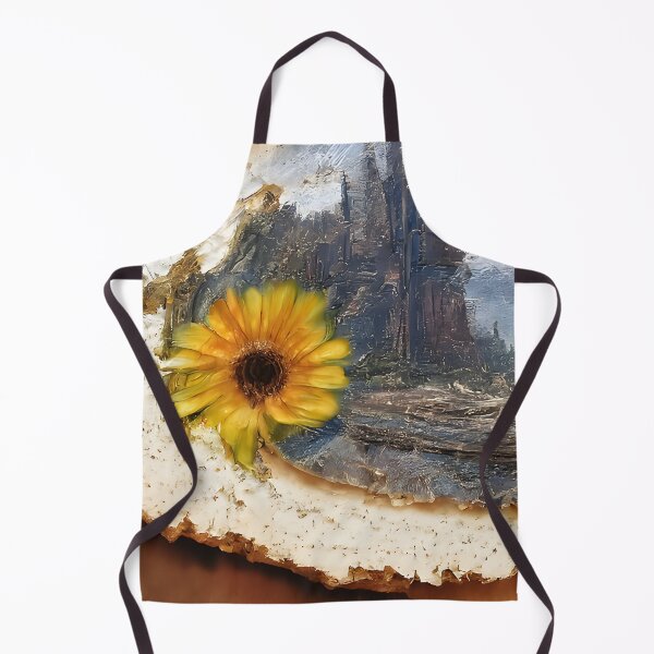 Item preview, Painted flower on a wood slice designed and sold by fizzribbit.