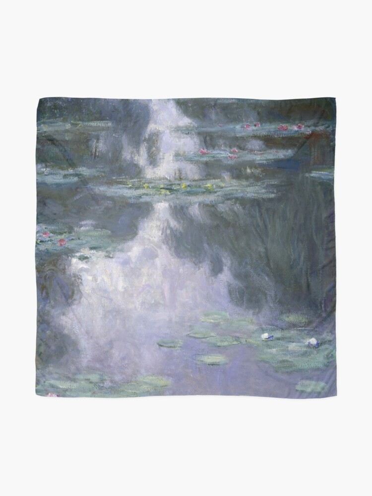 Alternate view of Water Lilies (Nymphéas) by Claude Monet Scarf