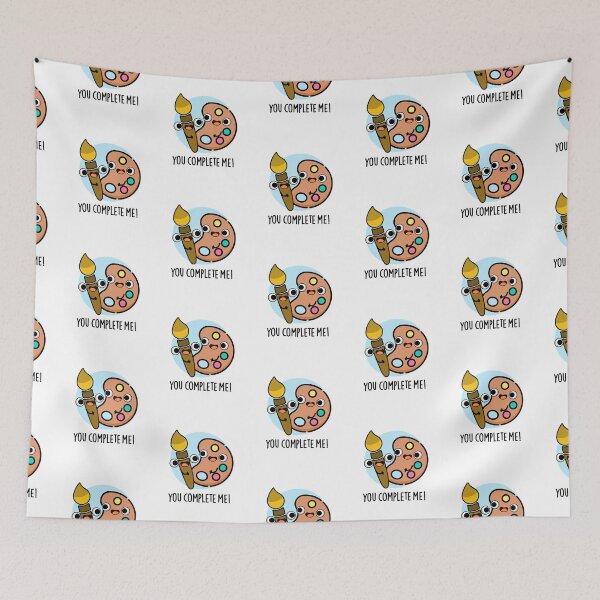 Item preview, You Complete Me Funny Artist Puns  designed and sold by punnybone.