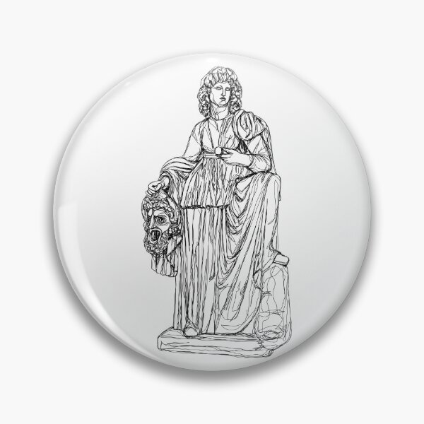 Item preview, Melpomene Greek Muse of Tragedy designed and sold by Geo Gia.