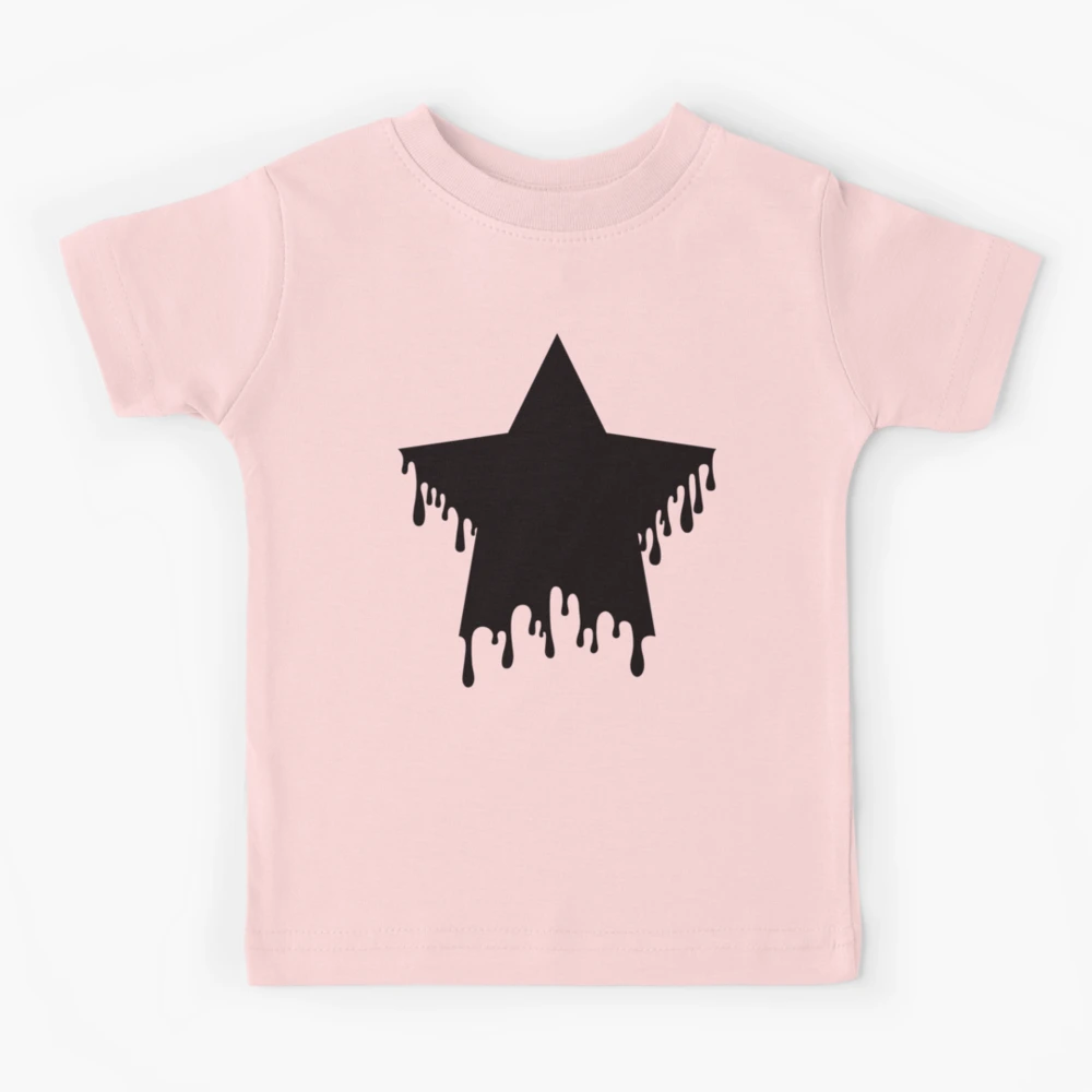 Space Black Punk Dripping Star Silhouette