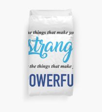 "The Things That Make You Strange Are the Things that Make You Powerful" Ben Platt Acceptance Speech Duvet Cover