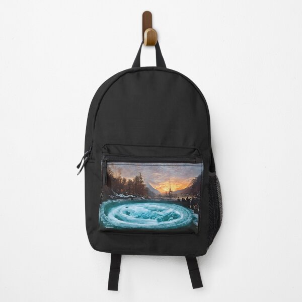Item preview, Glowing icy winter whirlpool at sunset designed and sold by fizzribbit.