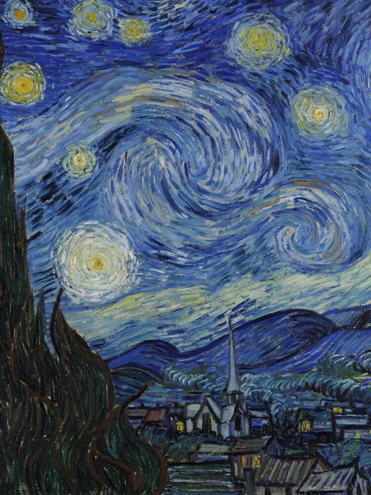The Starry Night by Vincent van Gogh by robertpartridge