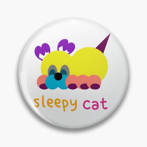 Item preview, sleepy cat designed and sold by time-to-relax.