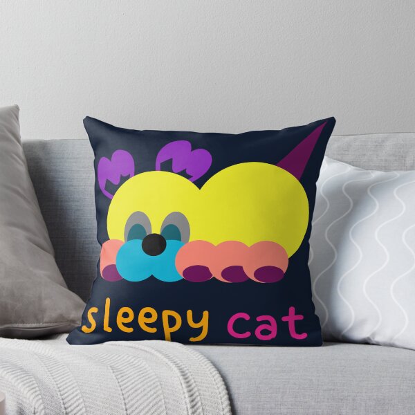 Item preview, sleepy cat designed and sold by time-to-relax.