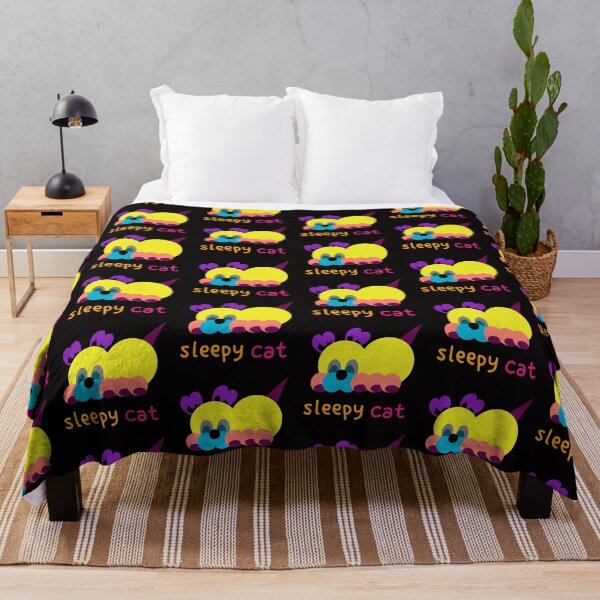Item preview, sleepy cat designed and sold by time-to-relax.