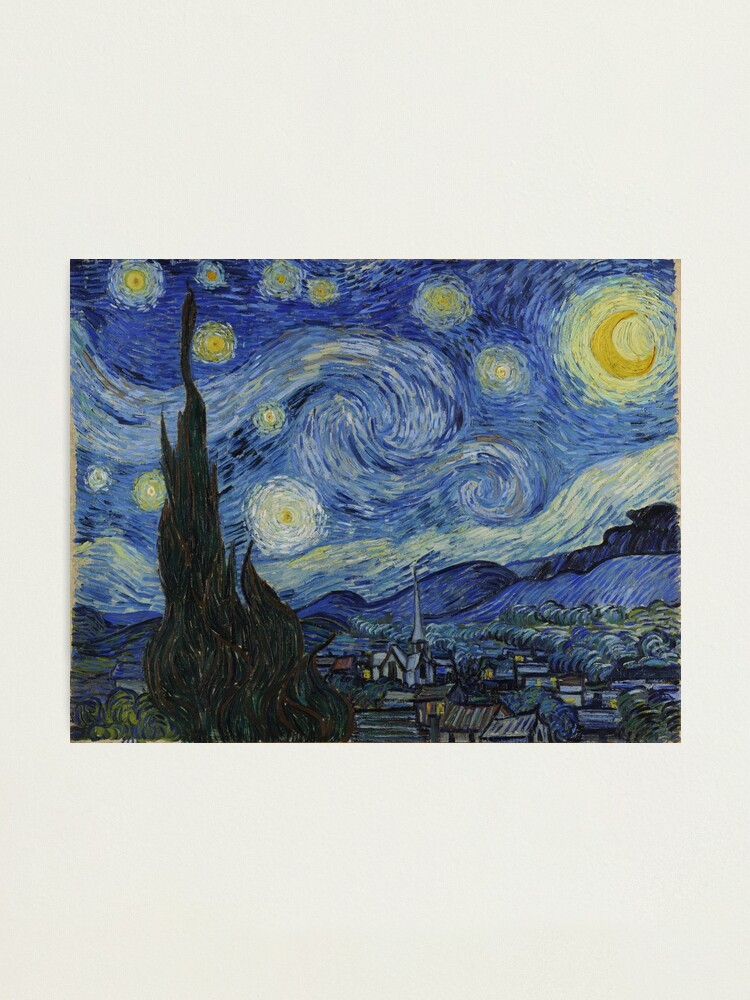 Alternate view of The Starry Night by Vincent van Gogh Photographic Print