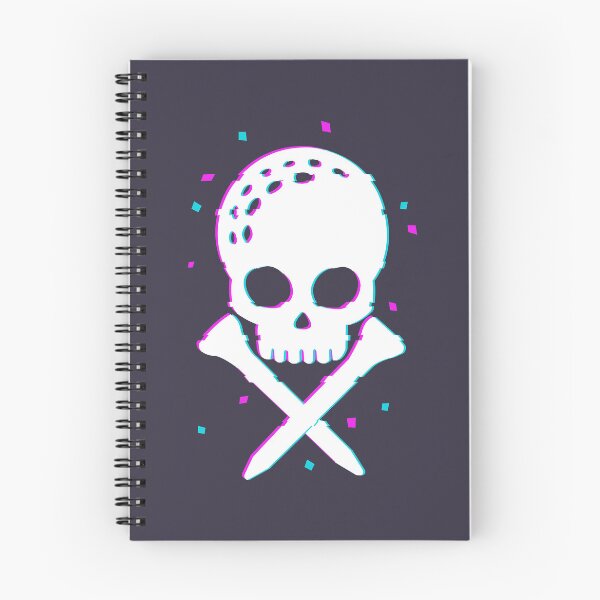 Item preview, Gift Idea Golf Skull Glict designed and sold by ConnyWiesner.
