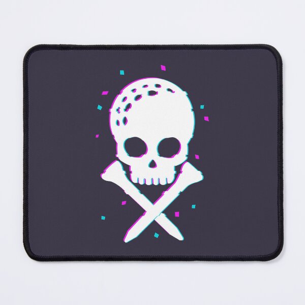 Item preview, Gift Idea Golf Skull Glict designed and sold by ConnyWiesner.